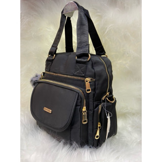 Bolsa vira Mochila com Chaveiro Colorida Impermeável Importado Moda