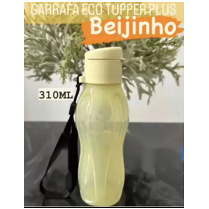 Tupperware Garrafa Ecotupper 310ml  Amarelo  | Com Cordinha