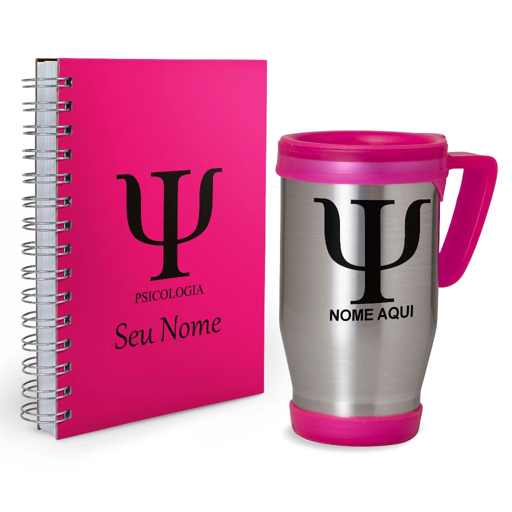 Agenda 2026 e caneca Semi Térmica Personalizada Profissões pink - Com seu Nome em Oferta na Shopee