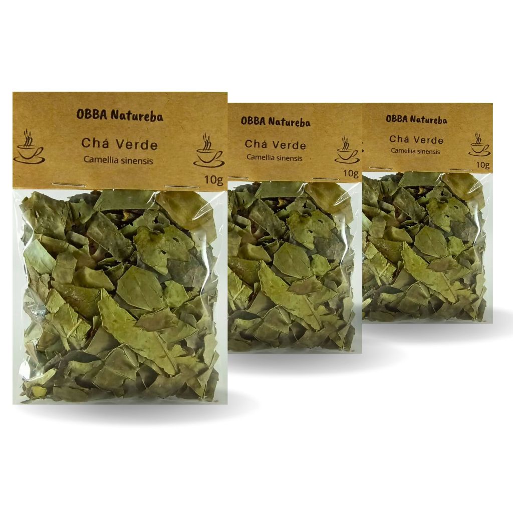 Kit 3 Chás Verde Nacional | Legítima Verde Nacional| Premium Envio Imediato