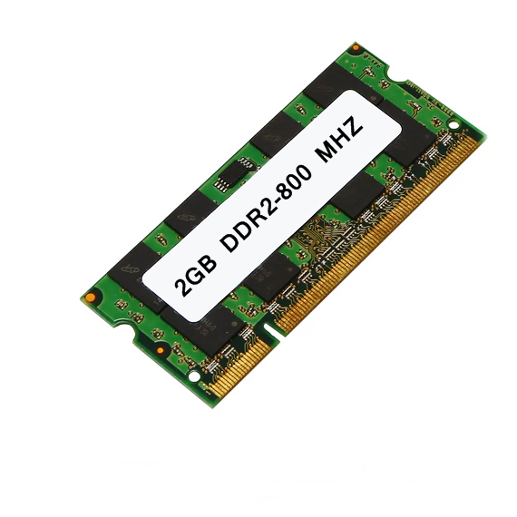 Memoria ram 2gb pc2-6400s ddr2 667 mhz 800mhz para laptop notebook  200pin compatível com processador amd Turion 64 X2  s1  S1g1  Intel t Socket BGA479 PGA478