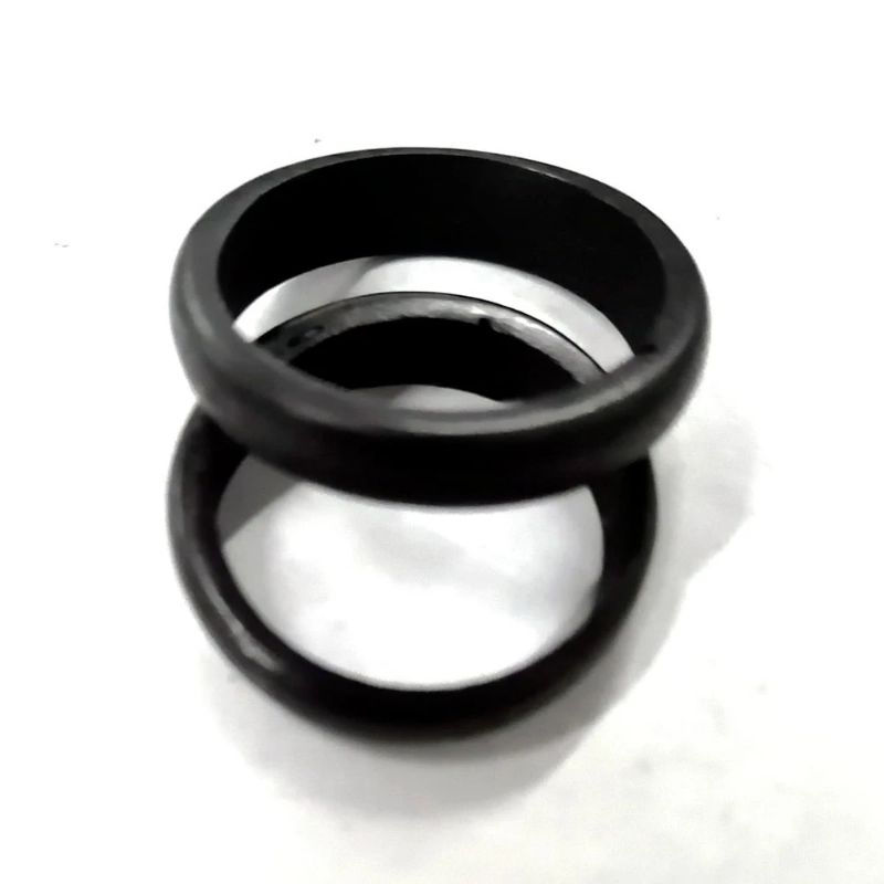 Kit 20 Anel de Coquinho Preto Tucum Com Brilho 20 Unidades Unissex