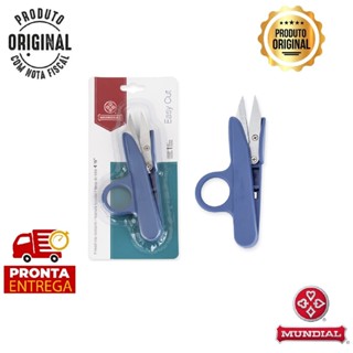 Tesoura De Arremate Mundial Tecelão Easy Cut - 12 cm