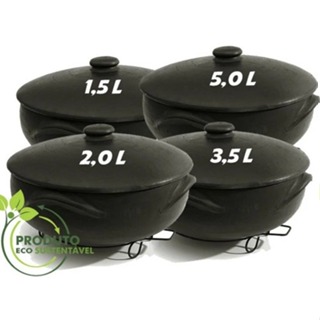 PANELA DE BARRO CAPIXABA - ESCOLHA SEU TAMANHO em Oferta na Shopee