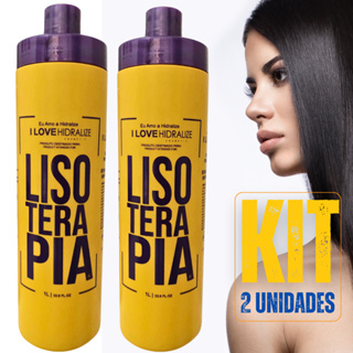 Progressiva Orgânica Sem Formol Lisoterapia - Hidralize 1L - Liso Extremo 2 UN. em Oferta na Shopee