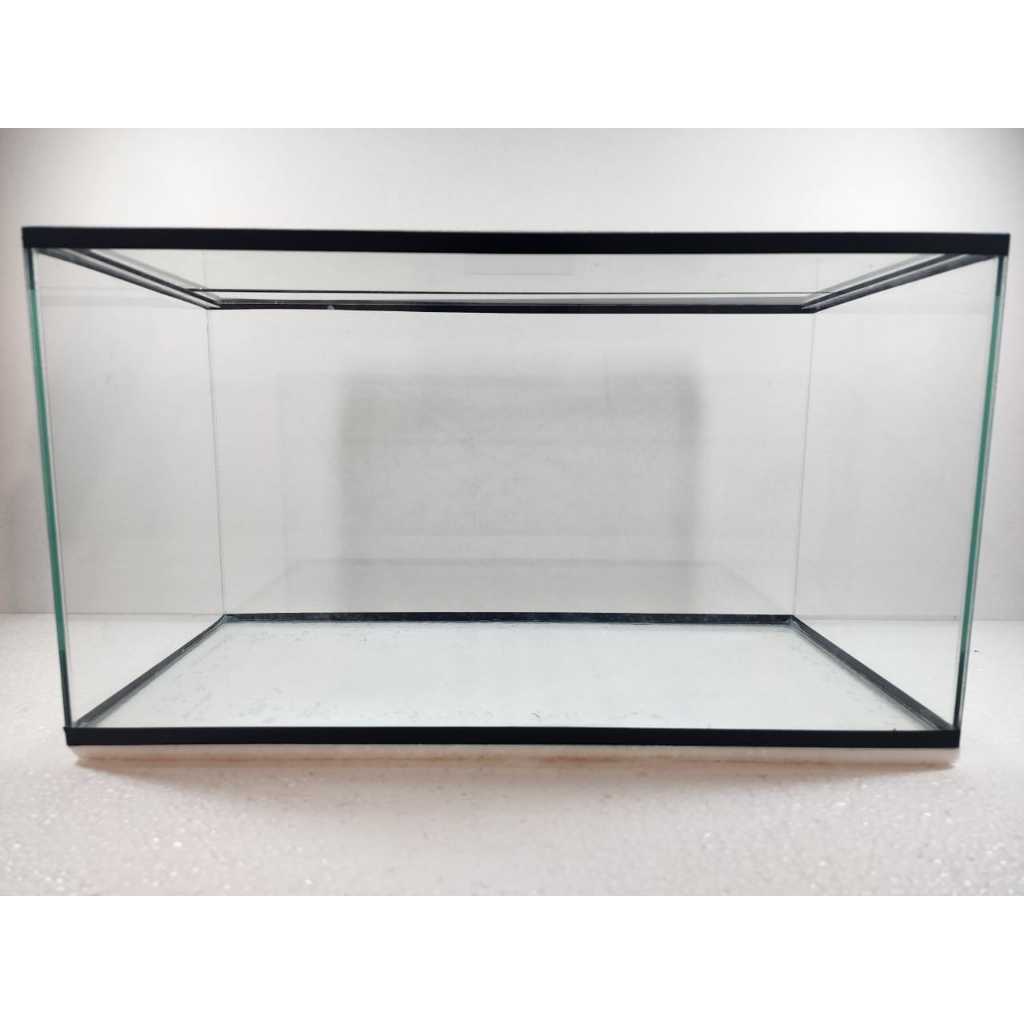aquário grande e espaçoso de alta qualidade 45x20x25 22 litros para peixes vidro transparente em Oferta na Shopee