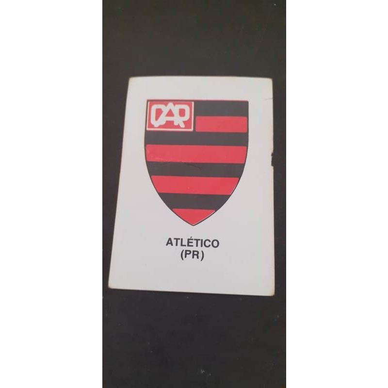 FIGURINHA ESCUDO ORIGINAL NUNCA COLADA ABRIL & PANINI CAMPEONATO BRASILEIRO 92 ESCUDO DO ATLÉTICO-PR