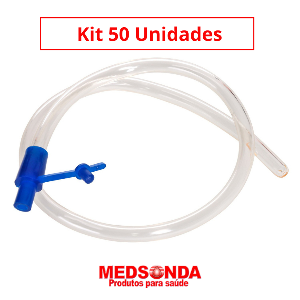 Sonda Uretral (kit 50 Unidades) nº 04 / 06 / 08 / 10 / 12 / 14 Medsonda