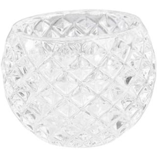 Porta Velas Castiçal de Vidro Decorativo 6,5CM