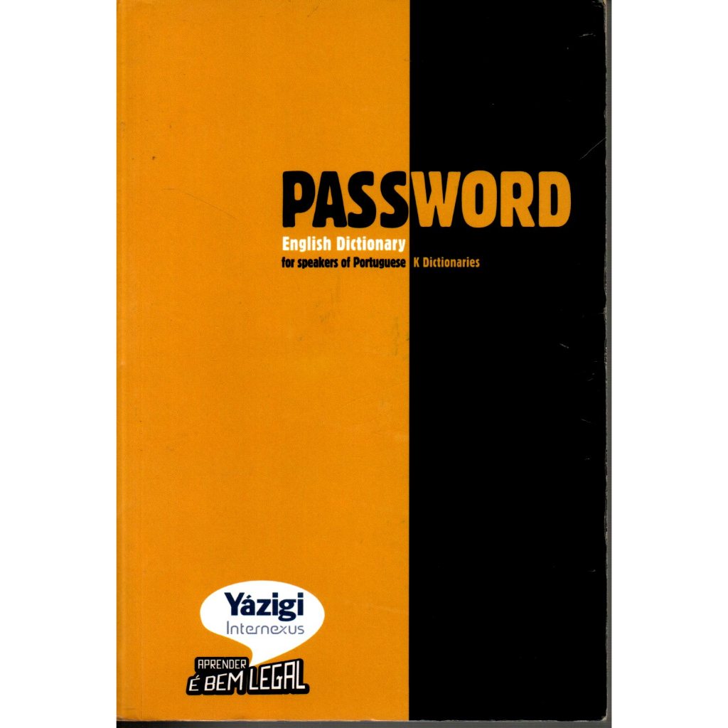 Dicionário Password, English Dictionary for Speakers of Portuguese