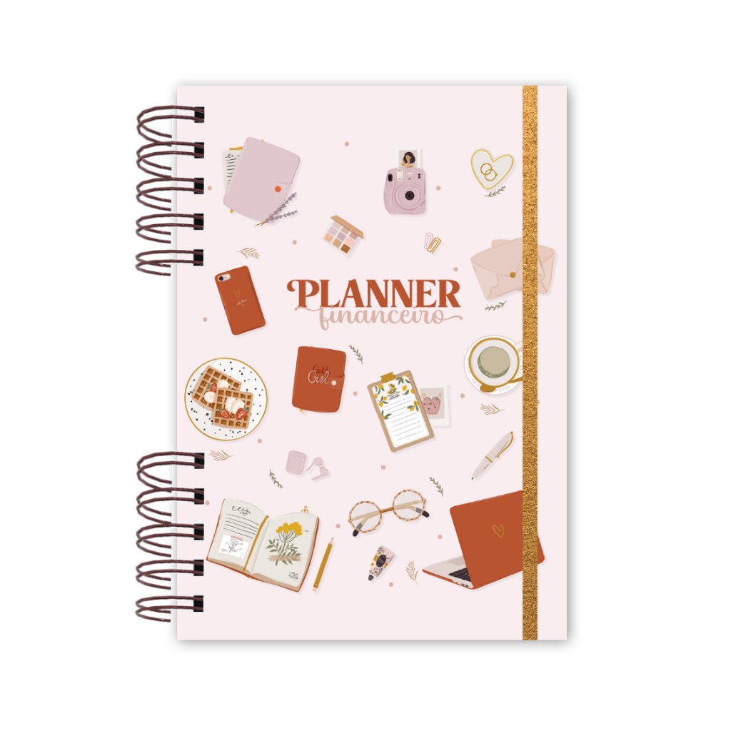 Planner Financeiro: Planner Financeiro Rosa