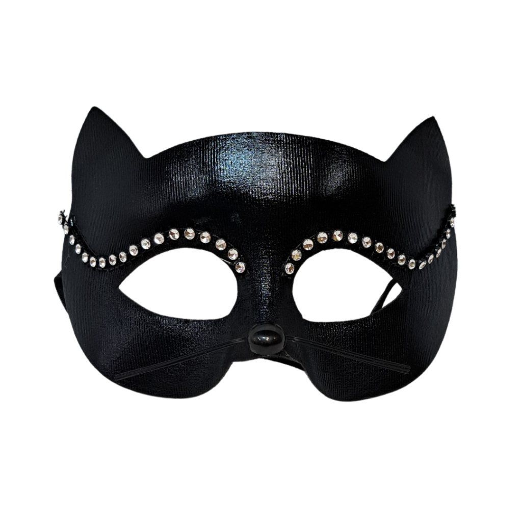 Máscara Gatinho Mulher Gato Para Festas Carnaval