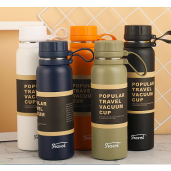 1000 Ml/800/550 Duplo Aço Inoxidável Esporte Garrafa Térmica Ao Ar Livre Escalada De Fitness De Isolamento