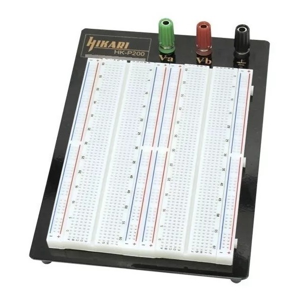 Protoboard 1660 Furos Base De Metal Hikari Hk-p200 Original