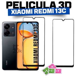 Película Xiaomi Redmi 13C Vidro Temperado 3d Anti-impacto + Kit Aplicação