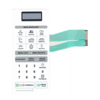 Membrana Teclado Microondas Compativel LG Ms3048g / Ms 3048g