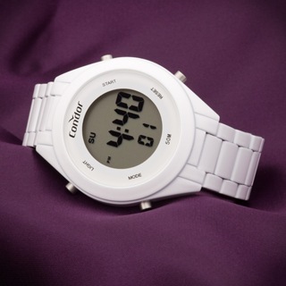 Relogio Feminino Digital Branco Condor COAE19432AM/4B Luz Noturna Original Garantia de 1 Ano Presente Mulheres Namorada em Oferta na Shopee