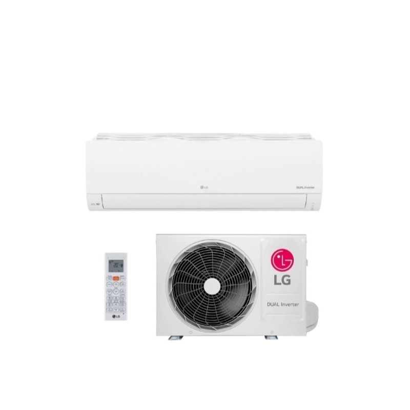 Ar Condicionado Split Hw Inverter R-32 LG Dual Compact 9000 Btus Frio 220V S3NQ09AAQAL. EB2GAM1