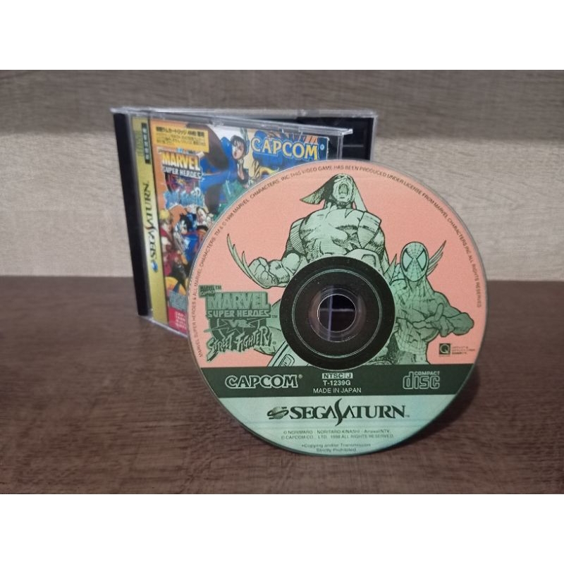 Marvel Super Heroes vs Street Fighter Sega Saturn