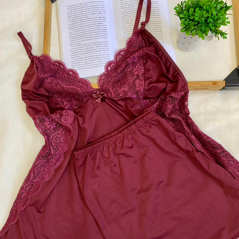 Baby Doll Plus Size Pijama Short Doll fresco verão até o tamanho 58 em Oferta na Shopee