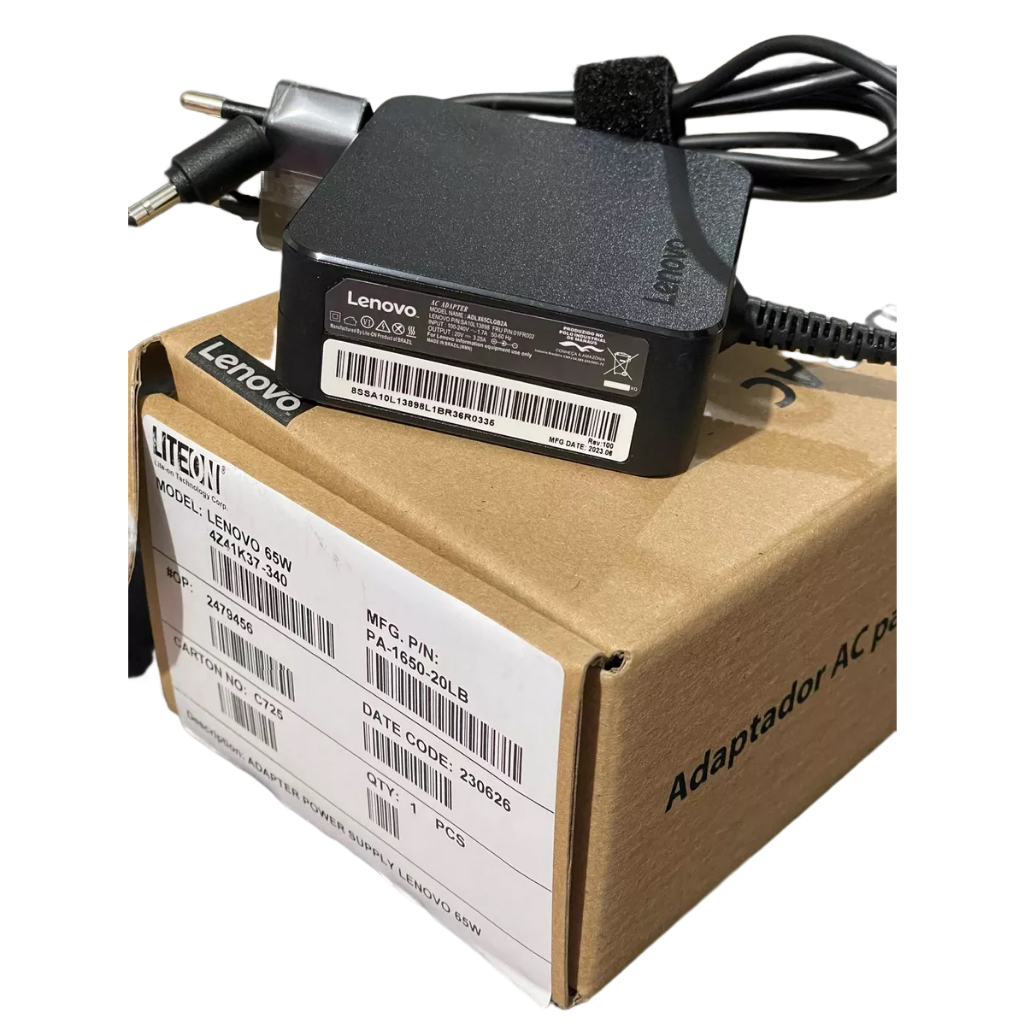 1 Ano de Garantia Original Fonte Carregador Lenovo IdeaPad 3.25a e 2.25a 15alc6 1timl05 82bs0005br Yoga Miix Flex Ideapad 3i 5i 7i 110s 110s 120s s145 310s 320s 330s 510s 520s 710s 720s