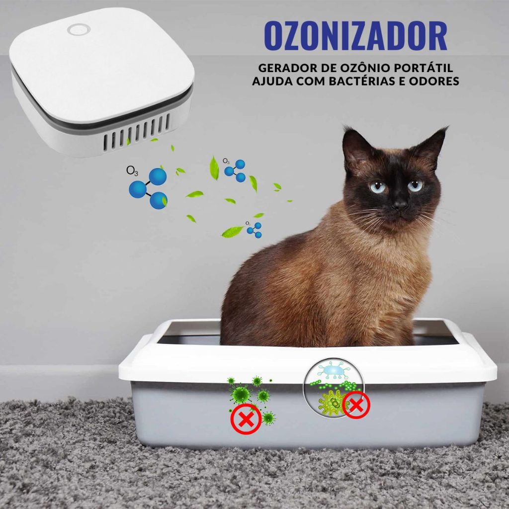 Desodorizador Gerador de Ozônio Ozonizador Otimo Para Saúde