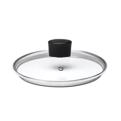 Tampa De Vidro Para Panela 18cm - Brinox - Compatível com frigideiras e panelas de 18cm.