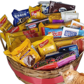 Kit Cesta Café Da Manhã Essencial Com Itens Para Cesta em Oferta na Shopee