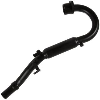 Curva Saída de Motor Dimensionada Moto Modelo Original Aço Pro Tork Honda NXR Bros 160 2016 á 2018 Preto