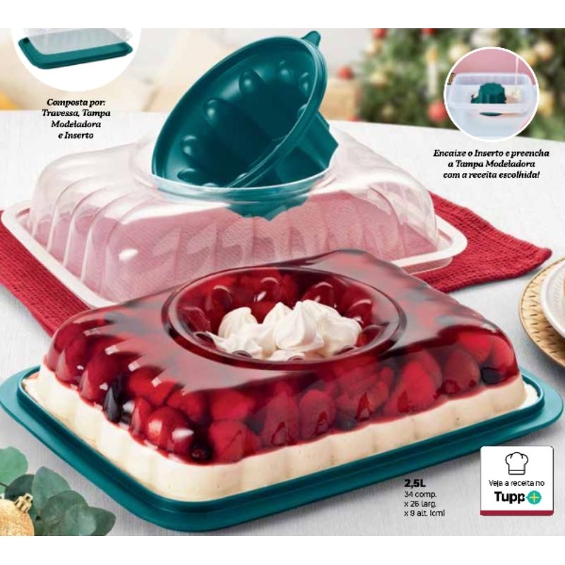 Mágica Retangular Grande 2,5 litros - Tupperware