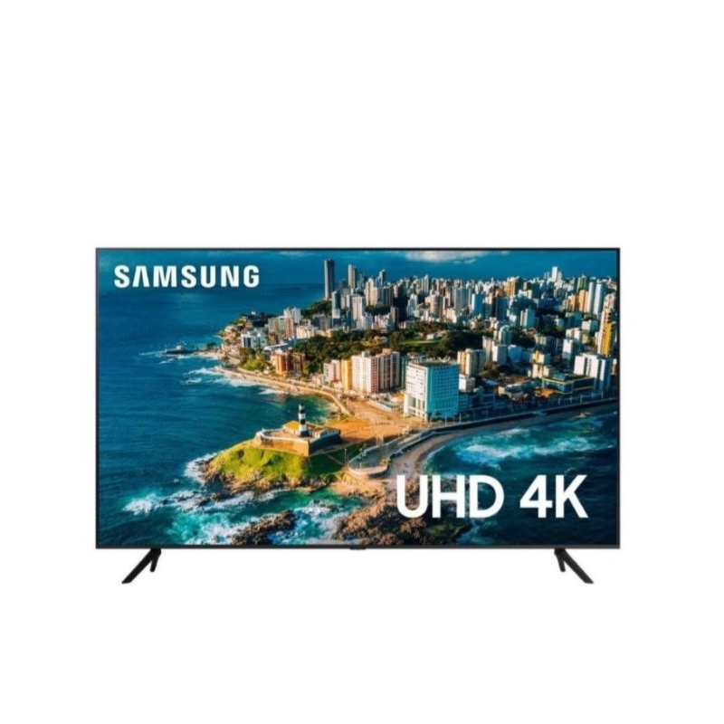 Smart TV Samsung 50" UHD 4K 50CU7700 2023 Processador Crystal 4K Gaming Hub Visual Livre de Cabos 3 HDMI 3 USB Wi-Fi Integrado Tela sem Limites Alexa Built In Controle Único