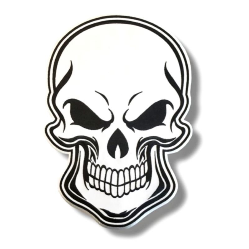 Patch Caveira emborrachado com Velcro