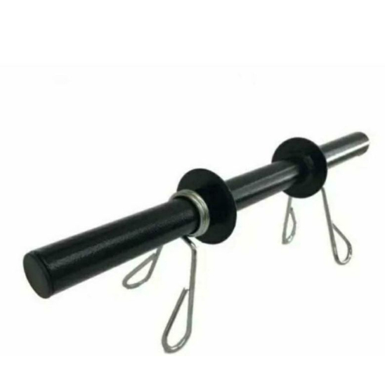 Barra oca 40cm musculação exercícios anilhas com presilhas musculação atividade física em Oferta na Shopee