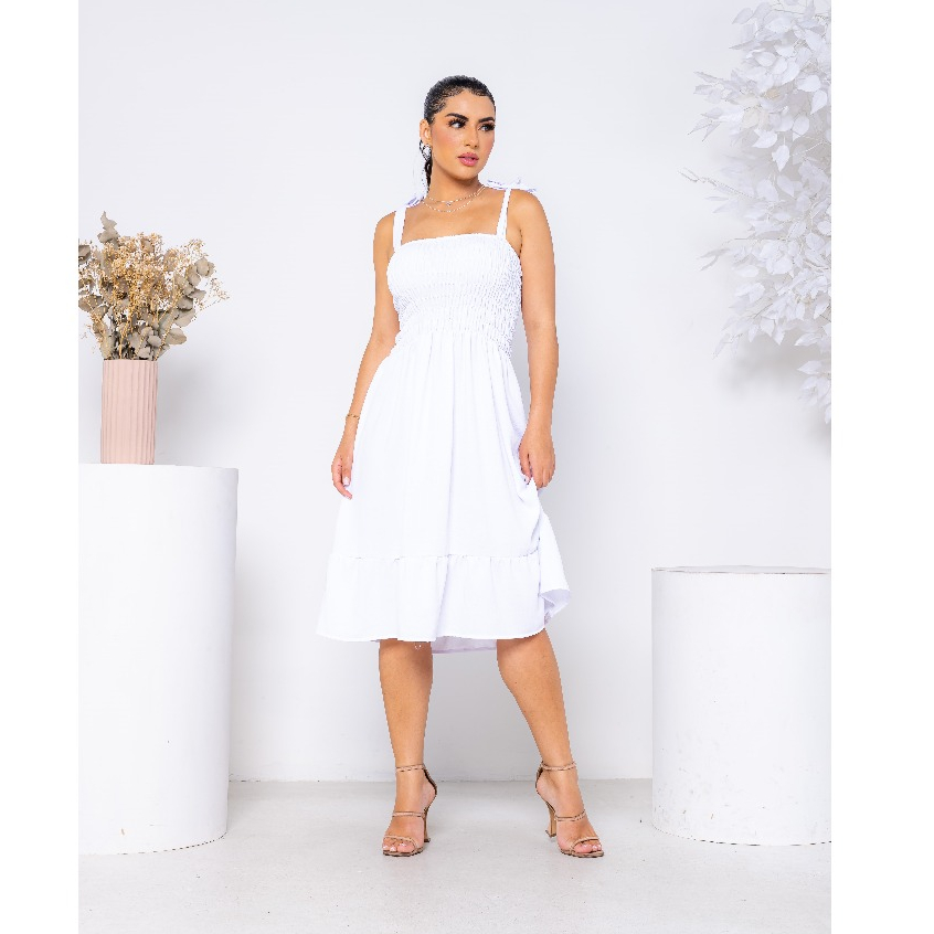 Vestido Curto de Alça  Duna
