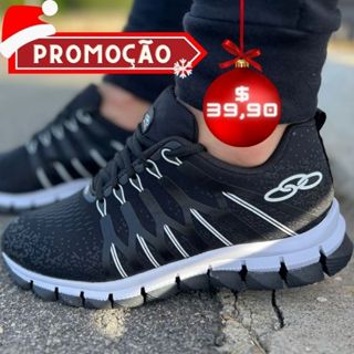 Tênis de Treino Masculino Olimpicus: Conforto e Estilo para Academia, Caminhada e Corrida - Envio Expresso