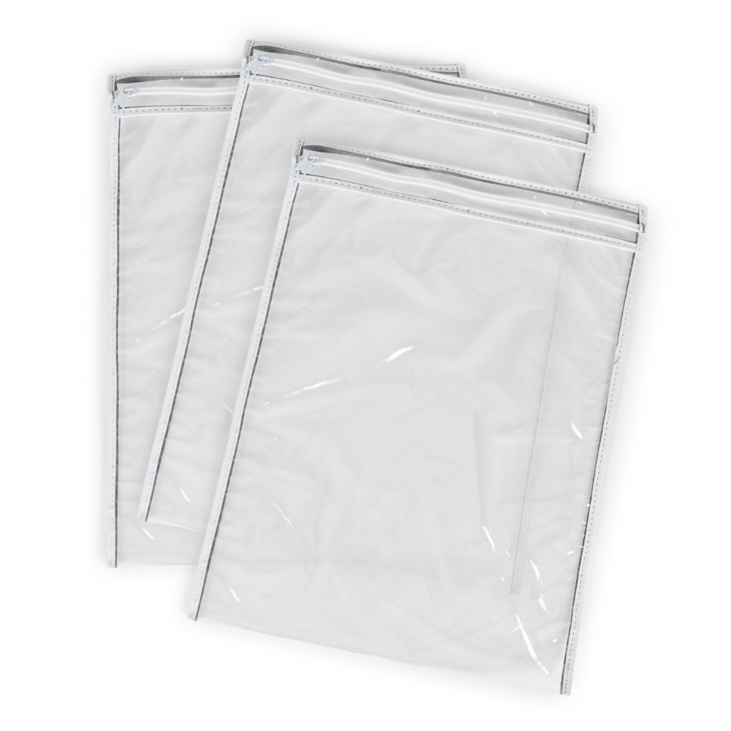 Kit 3 envelopes náuticos impermeáveis com zíper para documento lancha barco jet ski