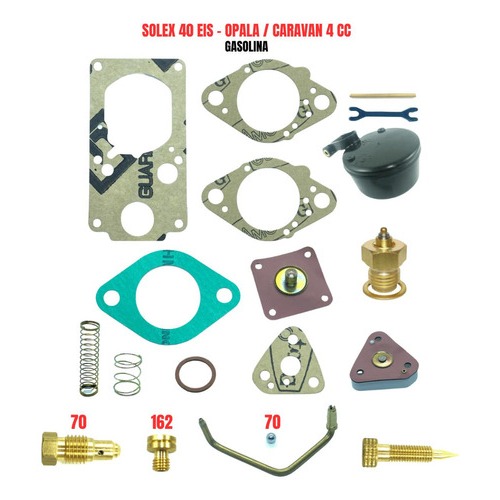 Reparo Carburador Opala Caravan 4cc Solex H40 Eis