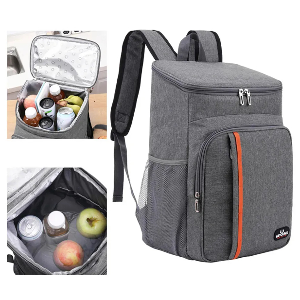 Mochila Térmica Cooler De Grande Capacidade 18L Impermeável Portátil Para Piquenique Cerveja Frio Ar Livre Promoção ref: B-806