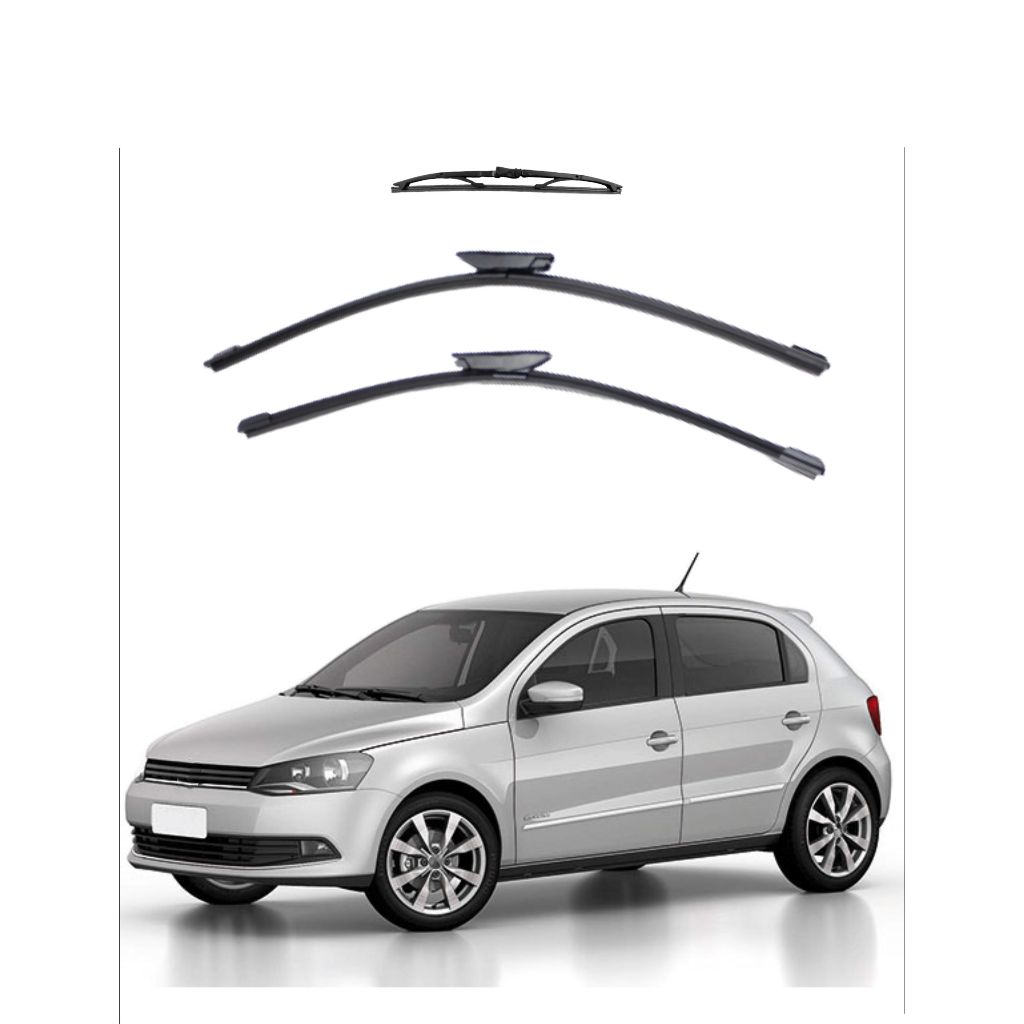 Kit Palheta Limpador Parabrisa Proteção Chuva Volkswagem VW Gol G6 em Oferta na Shopee