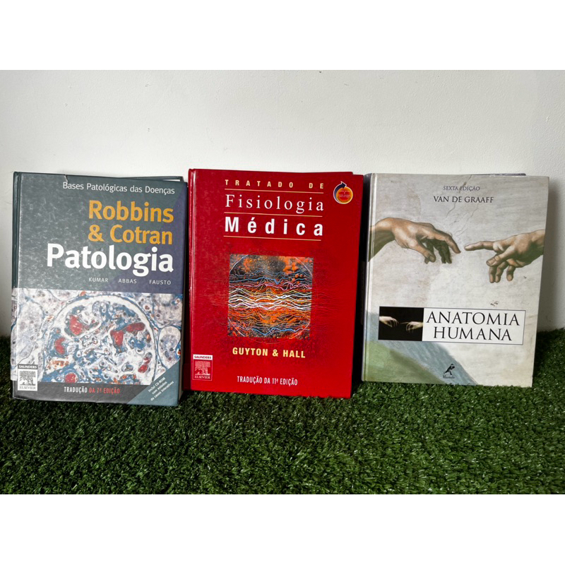 Livro Físico de Medicina Biomedicina Patologia Fisiologia Médica Anatomia Humana Histologia Básica Hematologia Básica
