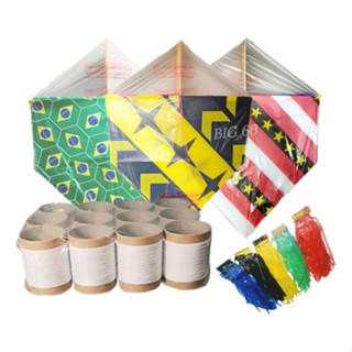 Venda Pacote Com 20 Pipas 50cm + Fardo com 12 cones de Linha 100 Metros , 100 mts Rabiolas paulista