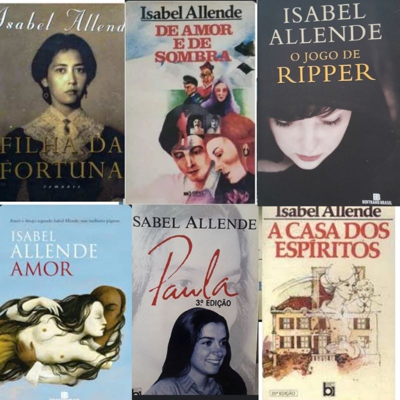 Isabel Allende - Contos de Eva Luna / A casa dos espíritos / O plano infinito/AMOR/O caderno de Maya
