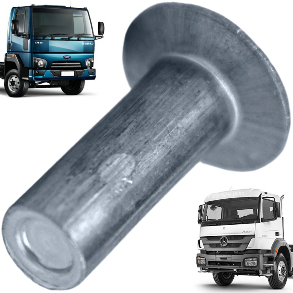 Rebite 10x10 Alumínio Maciço 100 Unidades Caminhão - Rebibras | Piqueri Autopeças