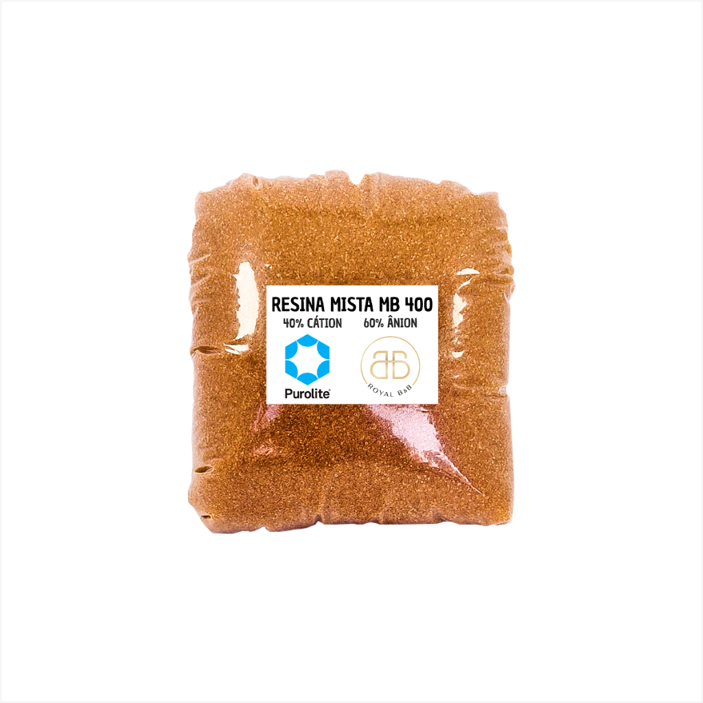 Resina Mista Mb400 60% Aniônica 40% Catiônica 600g Purolite