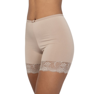 Bermuda Short Anagua Feminino Segunda Pele Renda Saiote Vestido Microfibra Lingerie Moda