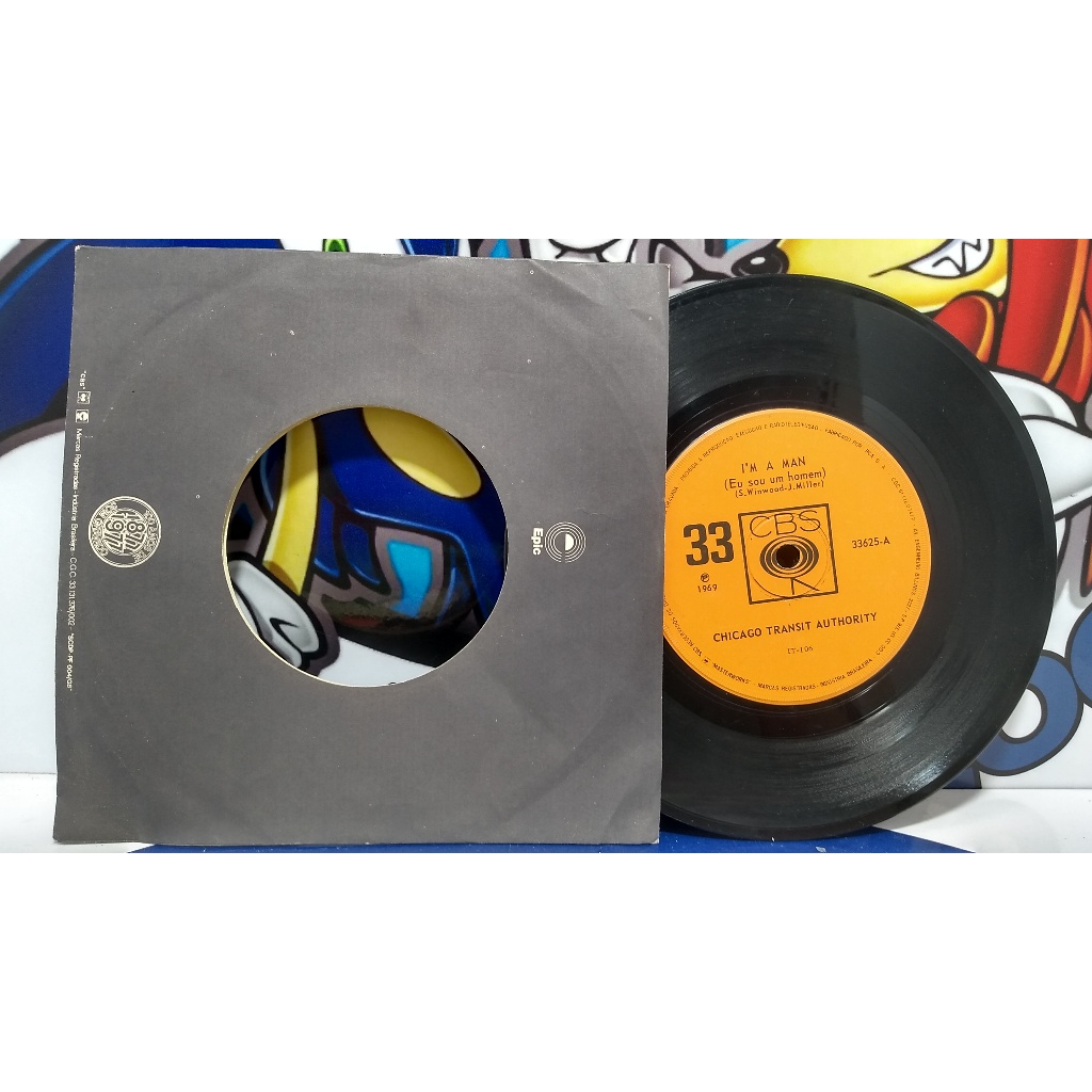 capa vazia Vinil Compacto Ep - Lady Milady - Pop Concerto Orchestra