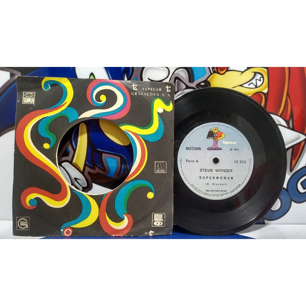 Compacto / Vinil - Stevie Wonder - Superwoman - 1972