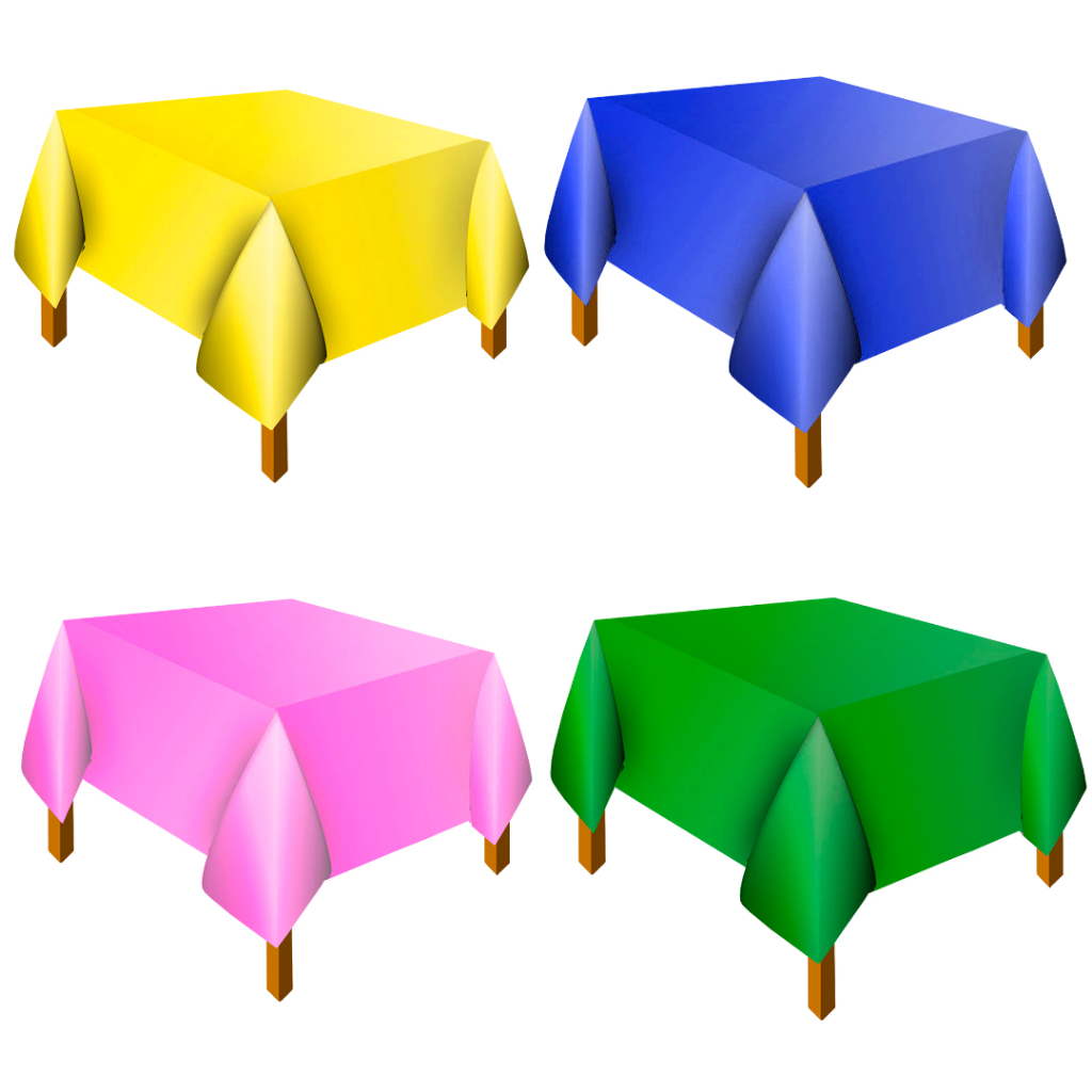 Toalha Festiva C/ 10 un Plástico leitoso 80X80 cm Diversas cores em Oferta na Shopee