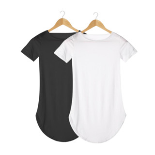 Kit 2 Blusa Feminina Long Line Academia