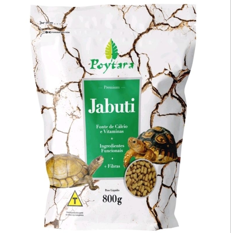 Ração Poytara Jabuti 800gr